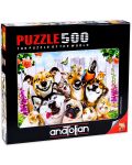 Puzzle Anatolian de 500 piese - Zoo Selfie, Howard Robinson - 1t