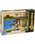 Puzzle D-Toys de 35 piese - Dinozauri, tip 1 - 1t
