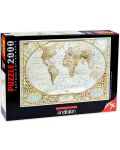 Puzzle Anatolian de 2000 piese – Harta lumii, Jay Simons - 1t