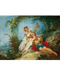 Puzzle D-Toys de 1000 piese – IndragostitiI fericiti, Jean-Honore Fragonard - 2t