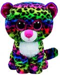 Jucarie de plus TY Beanie Boos - Leopard colorat Dotty, 15 cm - 1t