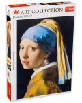 Puzzle Trefl de 1000 piese - Fata cercei de perle, Johannes Vermeer - 1t