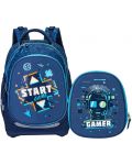 Rucsac școlar 2in1 Kstationery Made to Last - Start Game, cu 2 compartimente - 1t