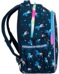 Cool Pack Jimmy - Rucsac școlar cu LED Unicorn albastru - 2t