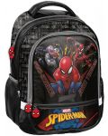 Rucsac de școală Paso Spider-Man - Cu 2 compartimente,  16 l - 1t
