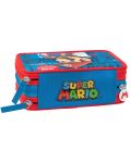 Panini Super Mario - Albastru, 3 compartimente - 2t