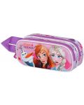 Penar școlar 3D Karactermania Frozen 2 - Friends, 2 fermoare - 4t