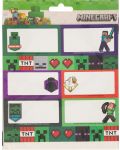 Etichete școlare Graffiti Minecraft - Diamant, 18 bucăți - 1t