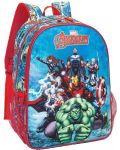 Rucsac pentru școală Kstationery Avengers - Superheroes, cu 2 compartimente - 1t