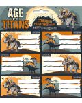 Etichete școlare Ars Una Age of the Titans - 18 bucăți - 1t