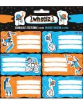 Etichete școlare Ars Una Wheelz - 18 bucăți - 1t