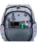 Ghiozdan școlar cu roți St. Right Paws - Cu 1 compartiment - 7t