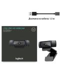 Cameră web Logitech - C920 Pro, 1080p, negru - 9t