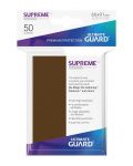 Protectii Ultimate Guard Supreme UX Sleeves - Standard Size - Maro (50 buc.) - 3t