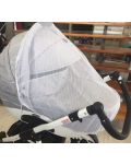 Plasă de țânțari universală pentru căruciorul de copii Adbor - Alb - 2t