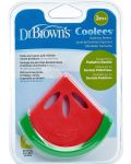 Periuța de dinți Dr. Brown's Soothing Toothbrush - Watermelon - 2t
