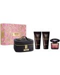 Versace Set Crystal Noir - Apă de parfum, Loțiune și Gel de duș