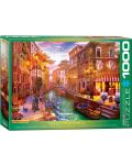 Puzzle Eurographics de 1000 piese - Apus in Venetia, Dominic Davison - 1t