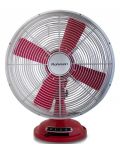Ventilator Rohnson - R-866, 3 viteze, 30 cm, roșu - 3t