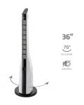 Ventilator Diplomat - TF5115M, 50W, 3 viteze, 91.4 cm, alb/negru - 5t