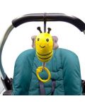 Jucărie vibratoare pentru copii BabyJem - Bee, galben, 15 x 8 cm - 3t