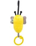 Jucărie vibratoare pentru copii BabyJem - Bee, galben, 15 x 8 cm - 2t
