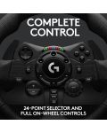 Volan cu pedale Logitech - G923, PS4/PS5/PC, negru - 6t