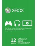 Xbox Live Gold Card (12 luna) - 1t
