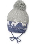 Pălărie de iarnă pentru bebeluși cu pompon Sterntaler - 51 cm, 18-24 luni - 1t
