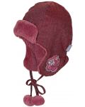 Pălărie de iarnă pentru copii Sterntaler - roșie, 51 cm, 18-24 luni - 1t