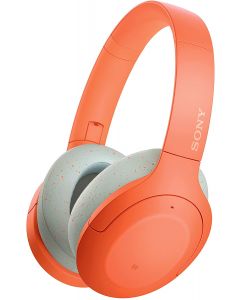 Casti wireless cu microfon Sony - WH-H910N, oranj | Ozone.ro