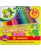 Set de creioane colorate Jolly Kinderfest Classic - 24 de culori, cutie metalica - 1t