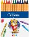 Pasteluri ICO Creative Kids - Ceara, 12 culori - 1t