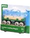 Accesoriu feroviar Brio - Vagon pentru material lemnos - 1t