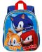 Ghiozdan 3D pentru grădiniță  Karactermania Sonic - Trio - 2t