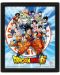 Poster 3D cu rama Pyramid Animation: Dragon Ball Super - Goku and the Z Fighters - 1t