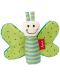 Jucarie pentru bebelus Sigikid Grasp Toy - Fluture verde, 9 cm - 1t