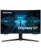 Monitor gaming Samsung - LC27G75TQ, 27", Curved, QLED, 240 Hz, 1ms, FreeSync, negru - 1t