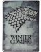 Poster metalic ABYstyle Television: Game of Thrones - Stark - 1t