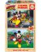 Puzzle Educa din 2 x 50 piese - Mickey and the Roadster Racers - 1t