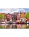 Puzzle  Educa de 1000 piese - Casele strambe din Amsterdam - 2t