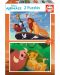 Puzzle Educa din 2 x 48 piese - The Lion King - 1t
