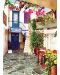 Puzzle Art Puzzle de 260 piese - Courtyard With Flowers - 2t