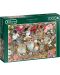 Puzzle Jumbo de 1000 piese - Floral Cats - 1t