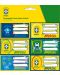 Etichete scolare - Echipa nationala de fotbal a Braziliei - 1t