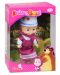 Papusa Simba Toys - Masha cu rochie roz si  boneta de doctor - 1t