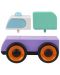 Jucarie interactiva Playgro + Learn - Vehicule, amesteca si asambleaza - 4t