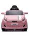 Mașină cu acumulator Chipolino - Fiat 500, roz - 2t