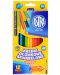 Creioane colorate acuarela Astra - 12 culori - 1t