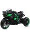 Motocicleta cu acumulator cu trei roti Moni - Ninja, neagra - 1t